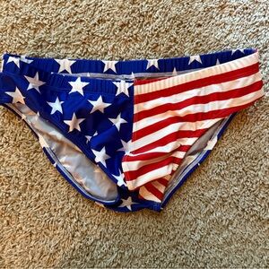 Men’s American Flag Swim Briefs